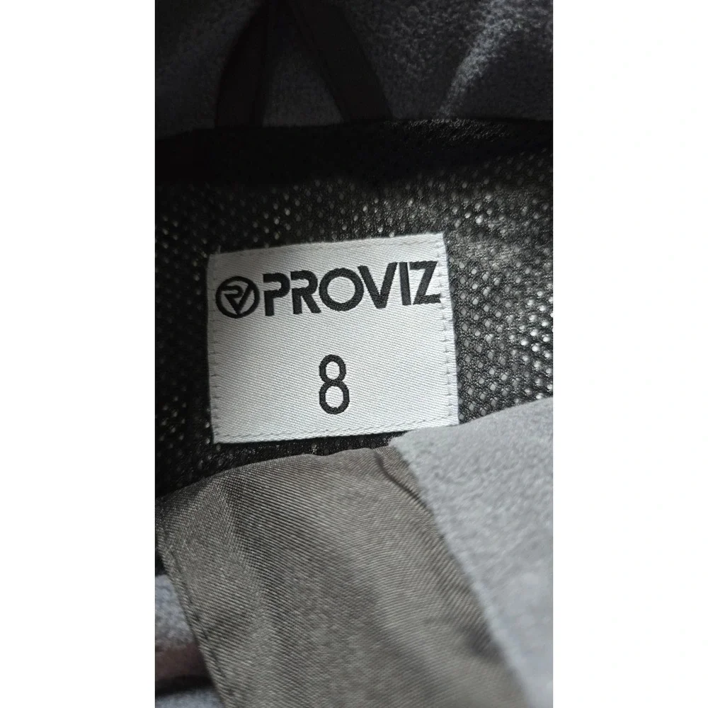 Proviz Nightrider Cycling Jacket Womens Size 8 Running Reflective Black Gray - Picture 3 of 12